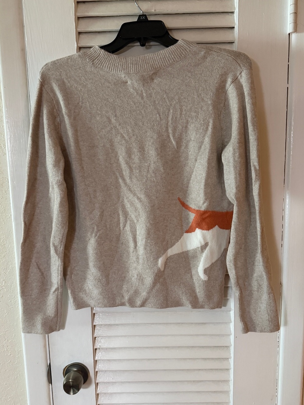 NWT Ann Taylor LOFT Dog Walker Crewneck Sweater - Picture 6 of 9
